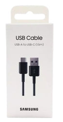 Samsung USB-A To USB-C Cable 1.5m Black Original Retail Box