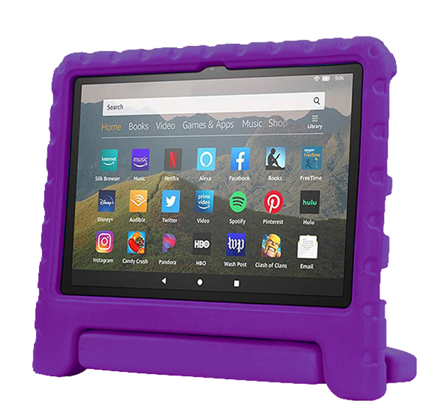 Rixus RXTC06 Tablet Kids Case For Apple iPad 2, 3, 4 9.7 inch Purple