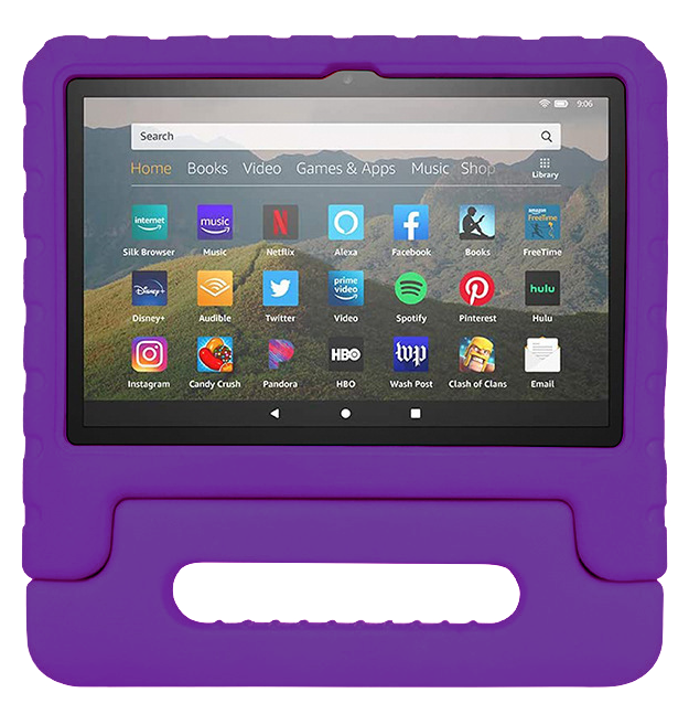 Rixus RXTC06 Tablet Kids Case For IPad 2, 3, 4 9.7'' Purple