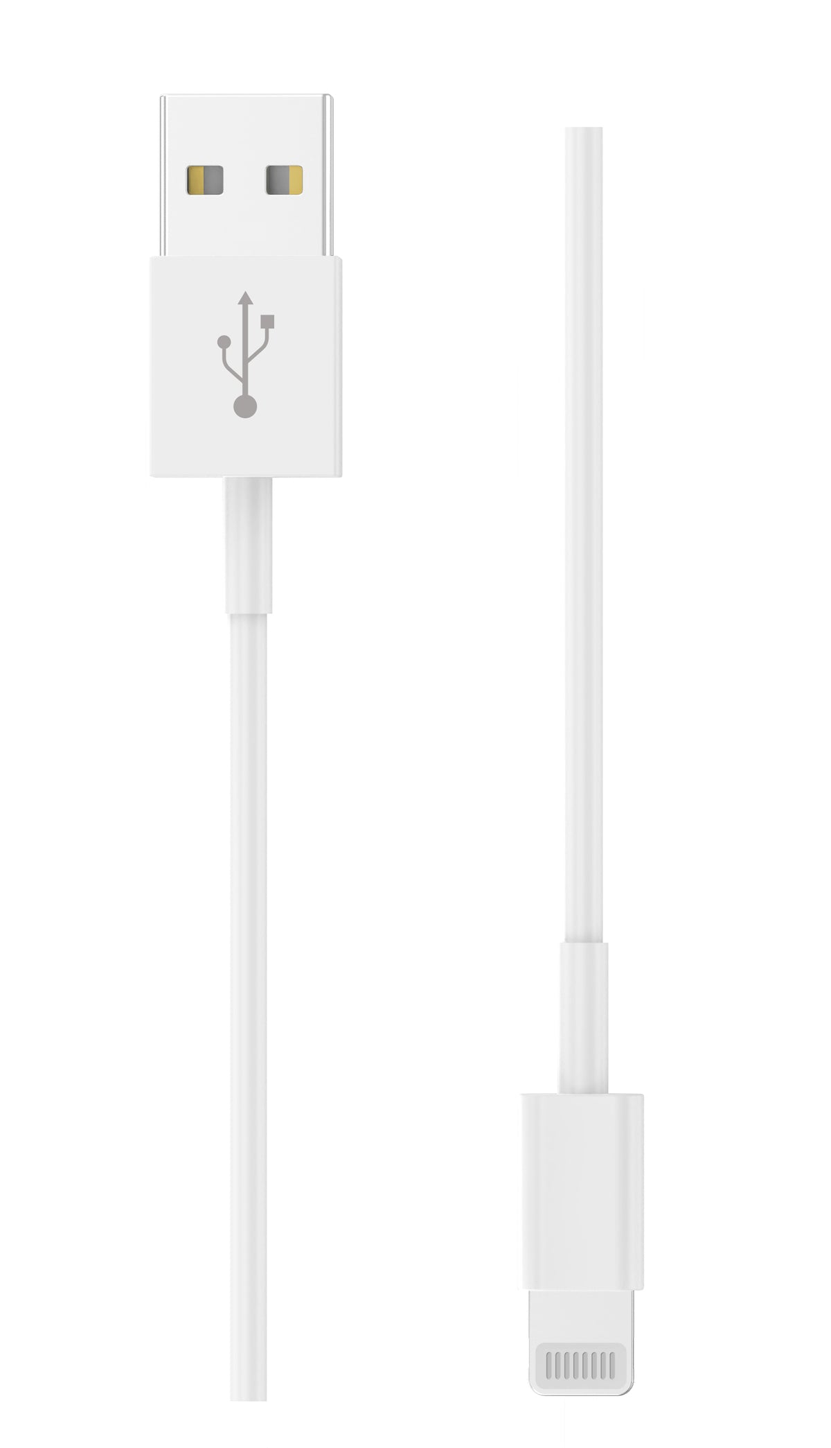 For Apple iPhone USB-A To Lightning Cable US2002M 200cm White Retail Box