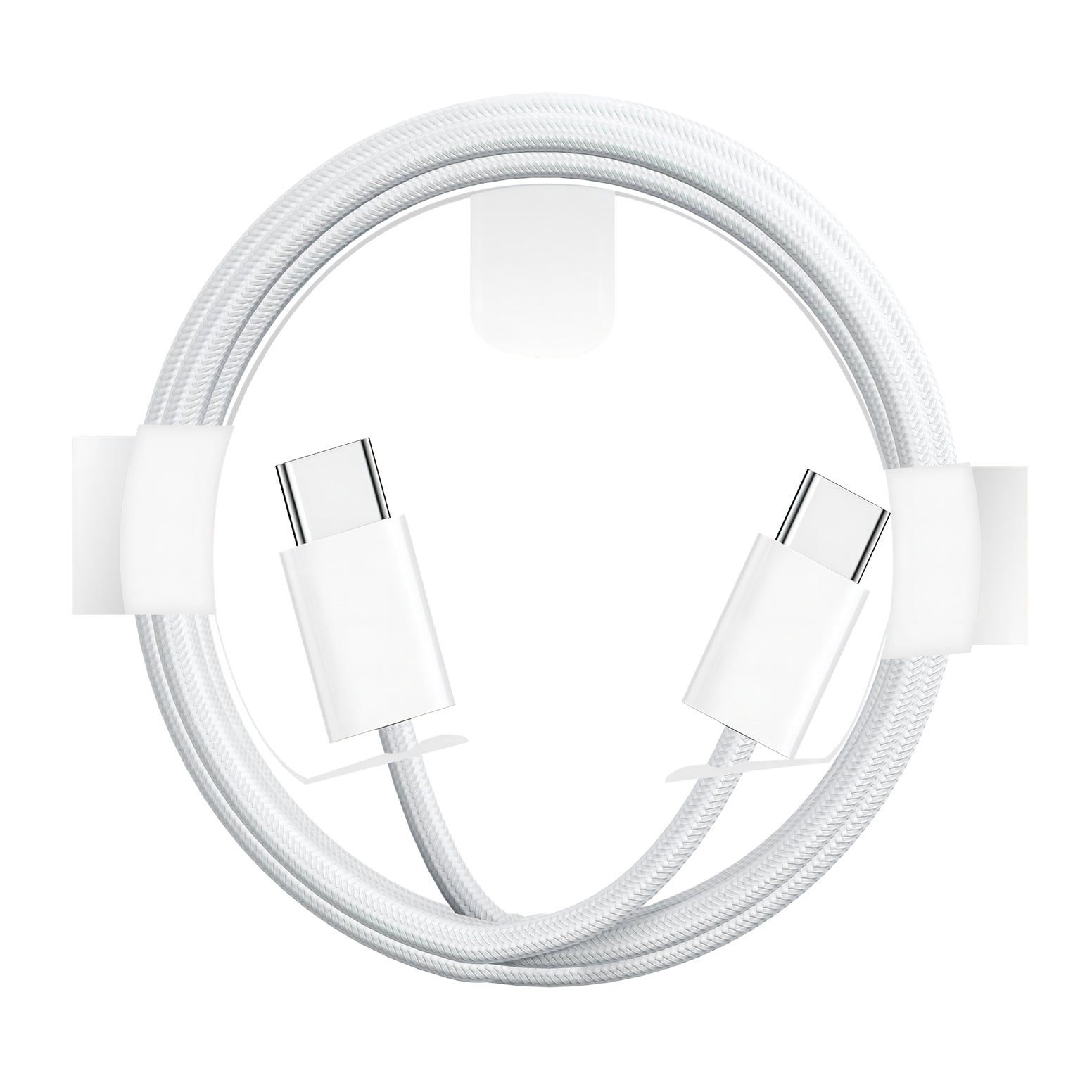 For Apple iPhone 15 Series USB-C To USB-C Fast Charging Cable US3001M 100cm White Retail Box