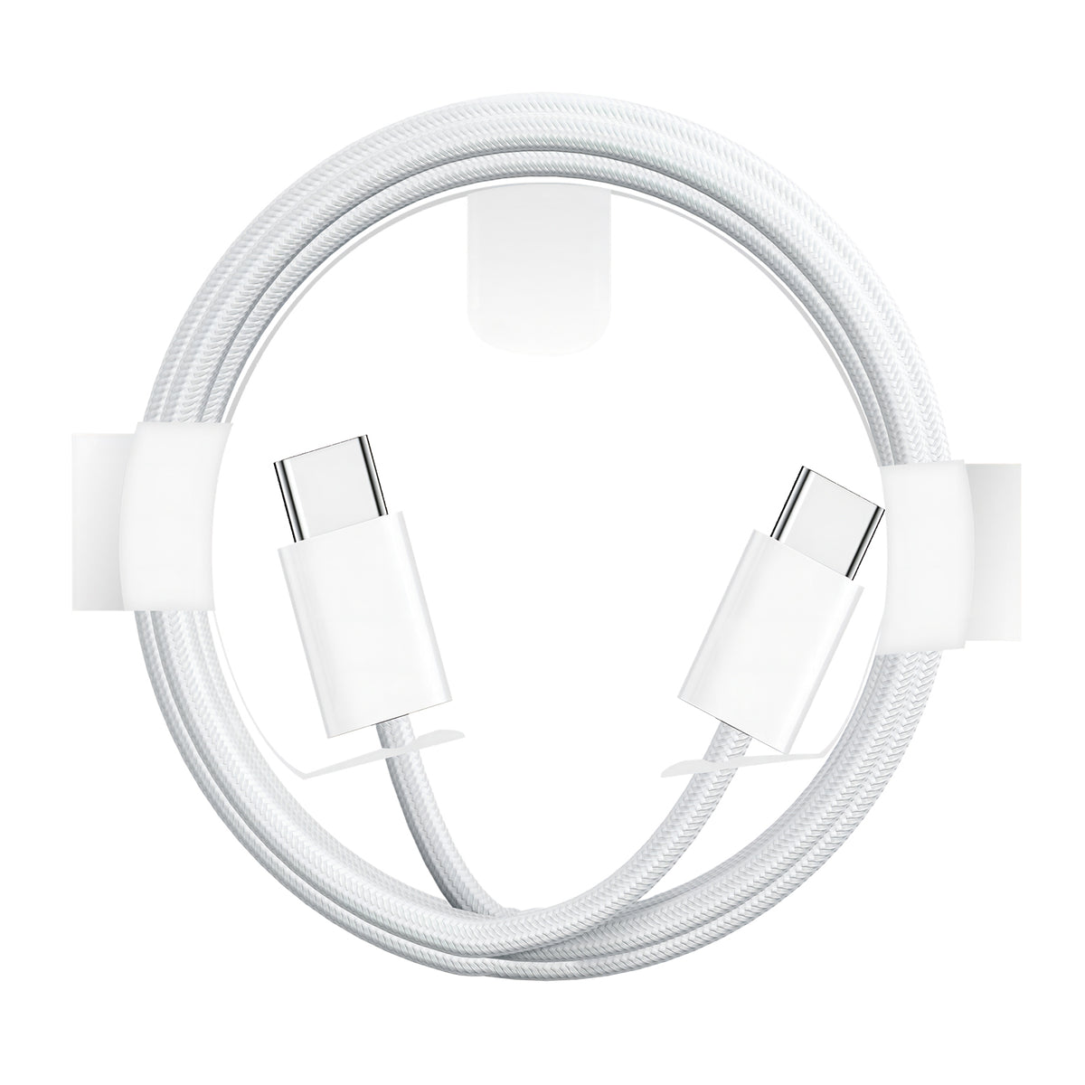For Apple iPhone 15 Series USB-C To USB-C Fast Charging Cable US3001M 100cm White Retail Box