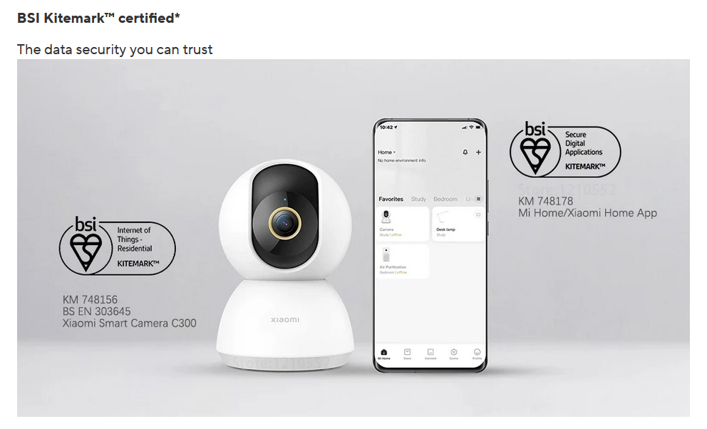 Xiaomi C300 Smart Camera 2K HD