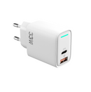 PD Quick GaN Adapter CH3350 USB-A To USB-C 33W White Bulk