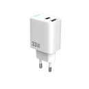PD Quick GaN Adapter CH3350 USB-A To USB-C 33W White Bulk