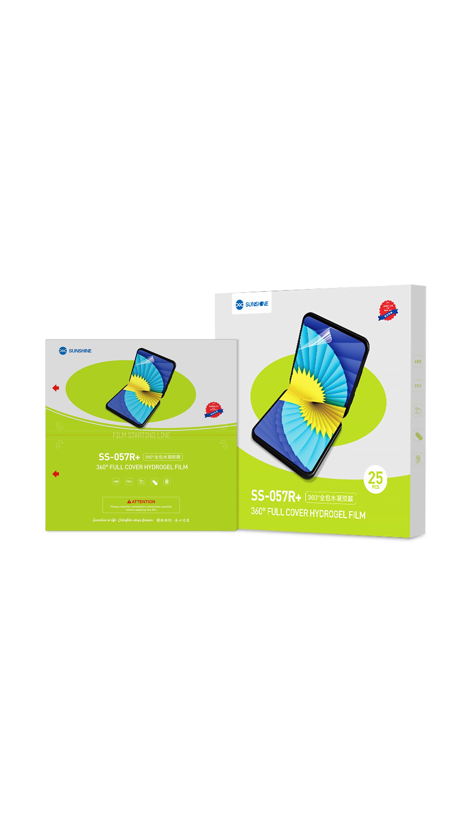 SUNSHINE SS-057R+ 360 Degree Full Cover Hydrogel Film (25pcs)