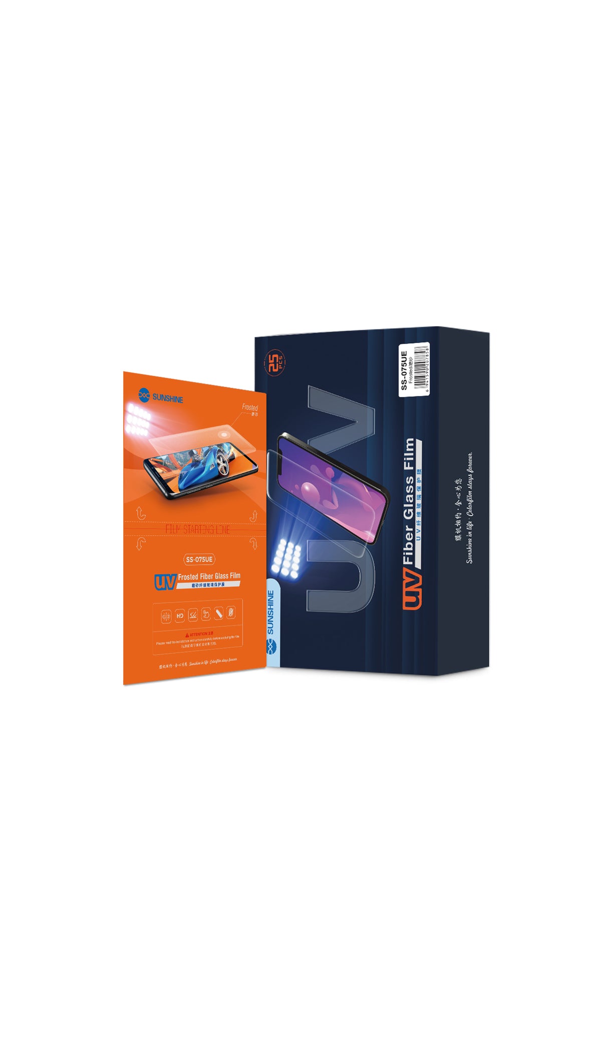 SUNSHINE SS-075UE UV Frosted Fiber Glass Protective Film (25pcs)