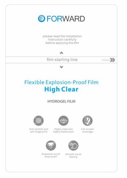 FORWARD 9 inch High Clear Flexible Explosion-proof Film FW-Z01E (50pcs)