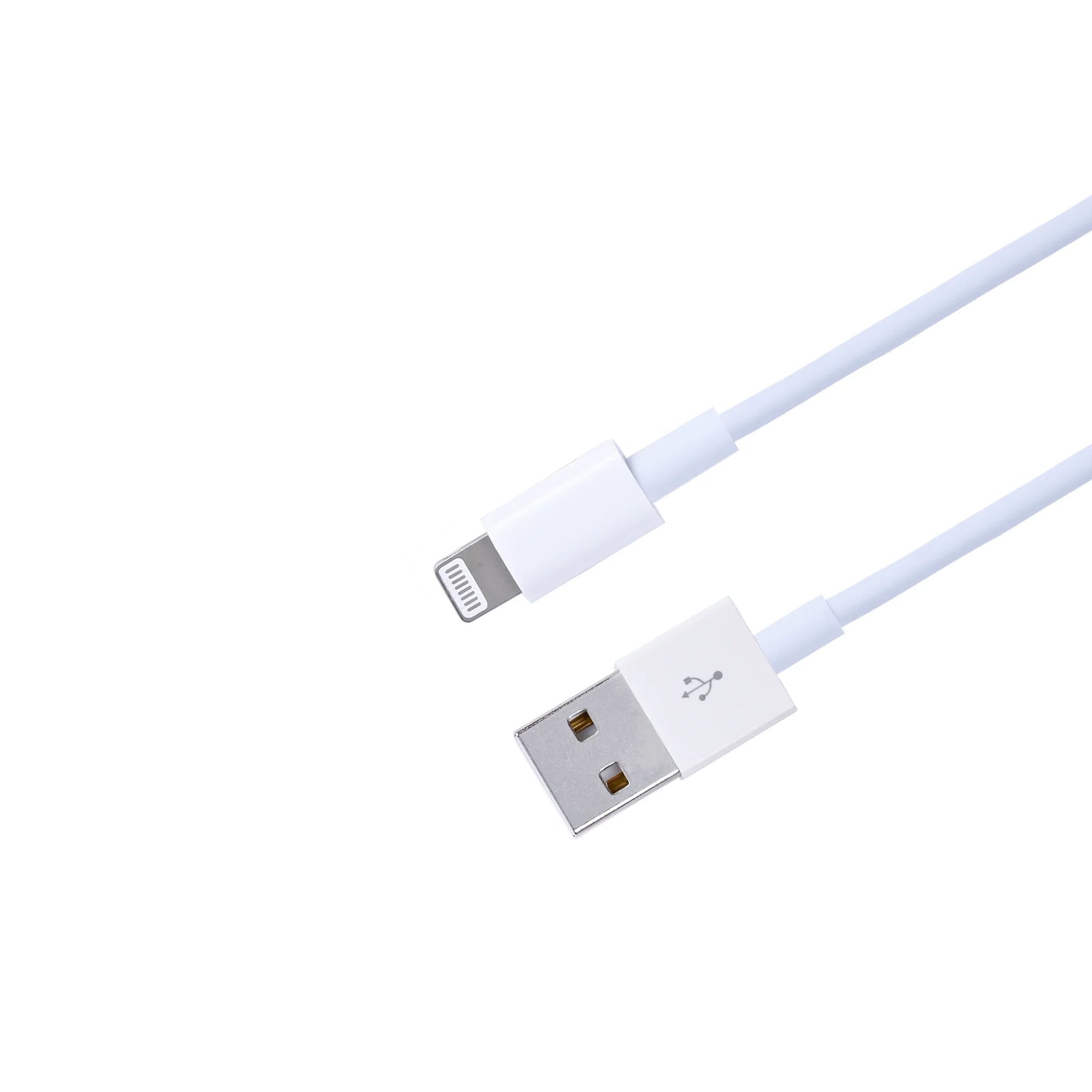 For Apple USB-A To Lightning Cable 100cm White Bulk