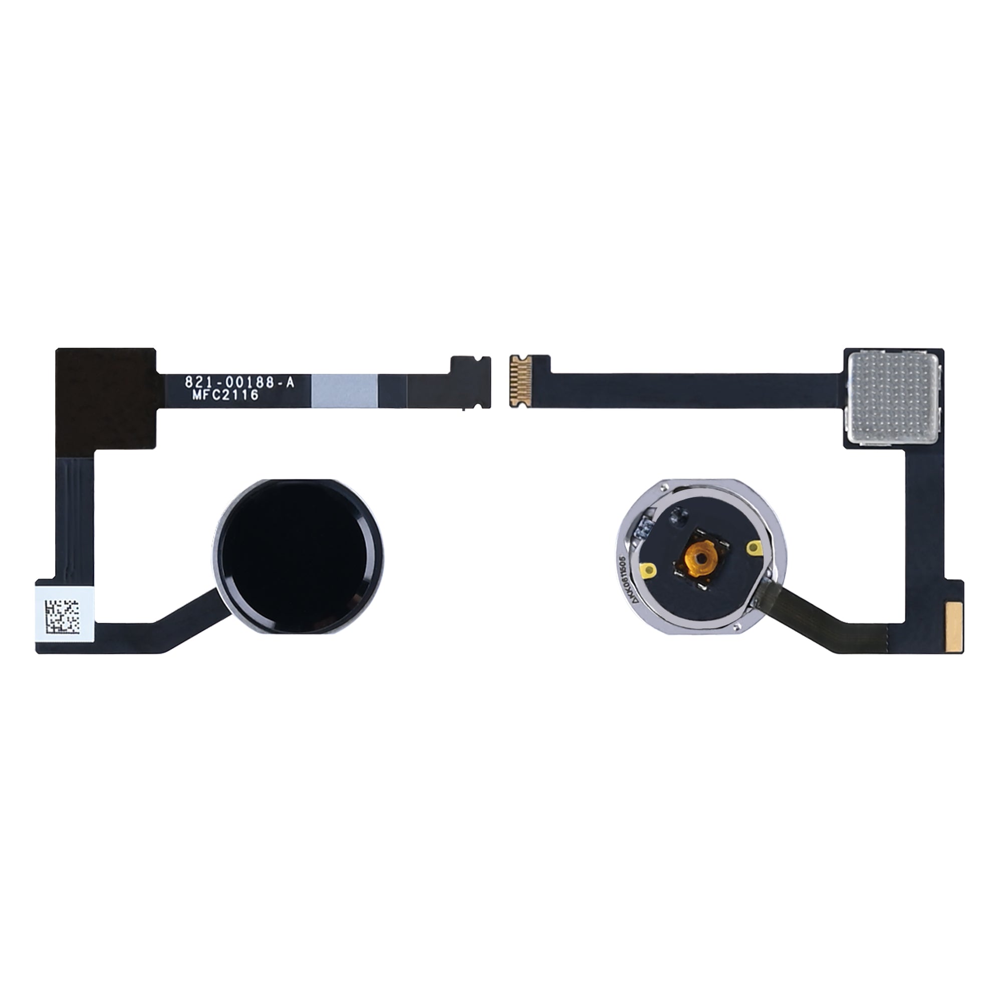 For Apple iPad Air 2 9.7 inch (2014) Home Button Flex Black OEM