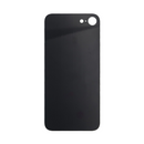 For Apple iPhone 8 Back Glass, Enlarged Camera Frame Black Compatible
