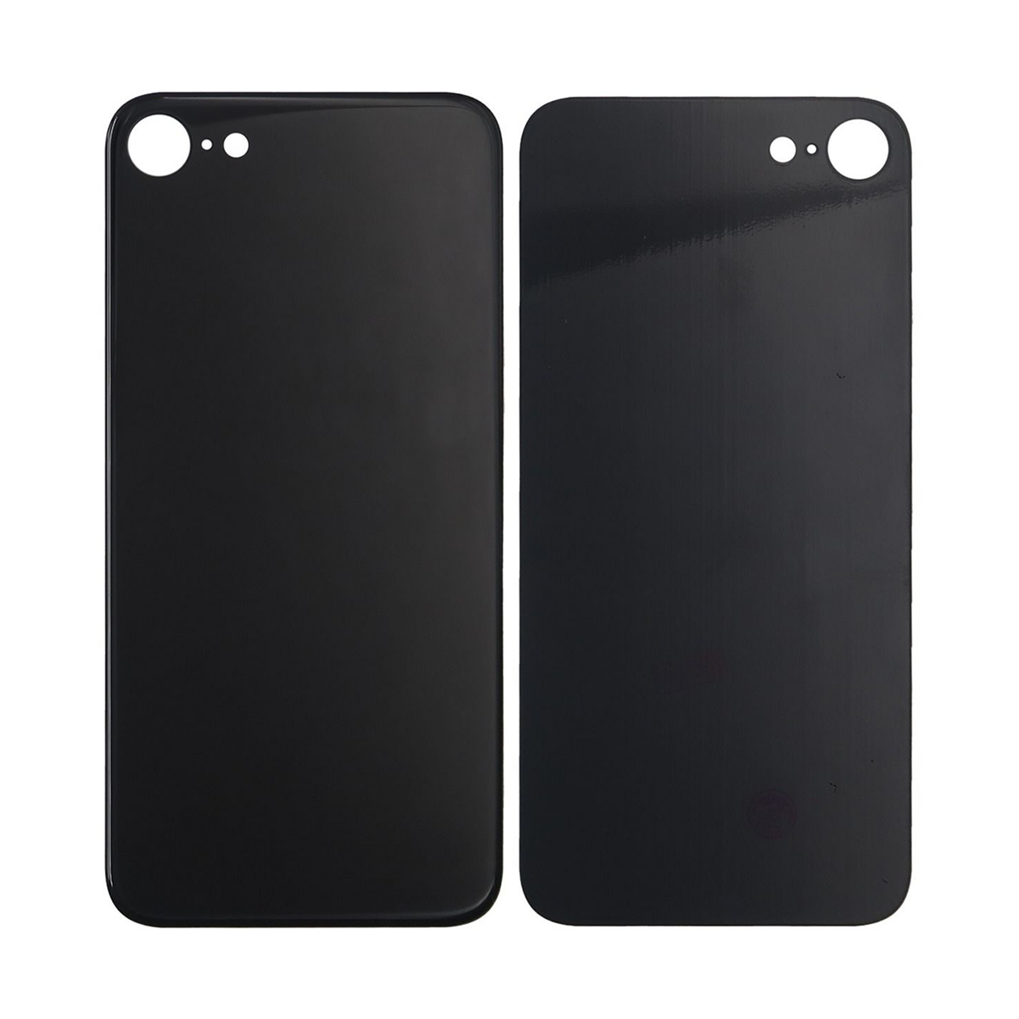 For Apple iPhone 8 Back Glass, Enlarged Camera Frame Black Compatible