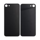 For Apple iPhone 8 Back Glass, Enlarged Camera Frame Black Compatible