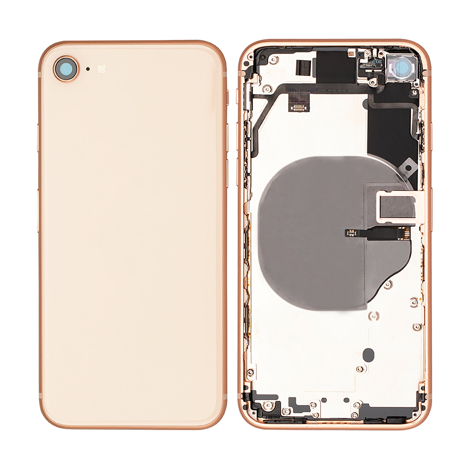 For Apple iPhone 8 Housing With Small Parts Gold OEM