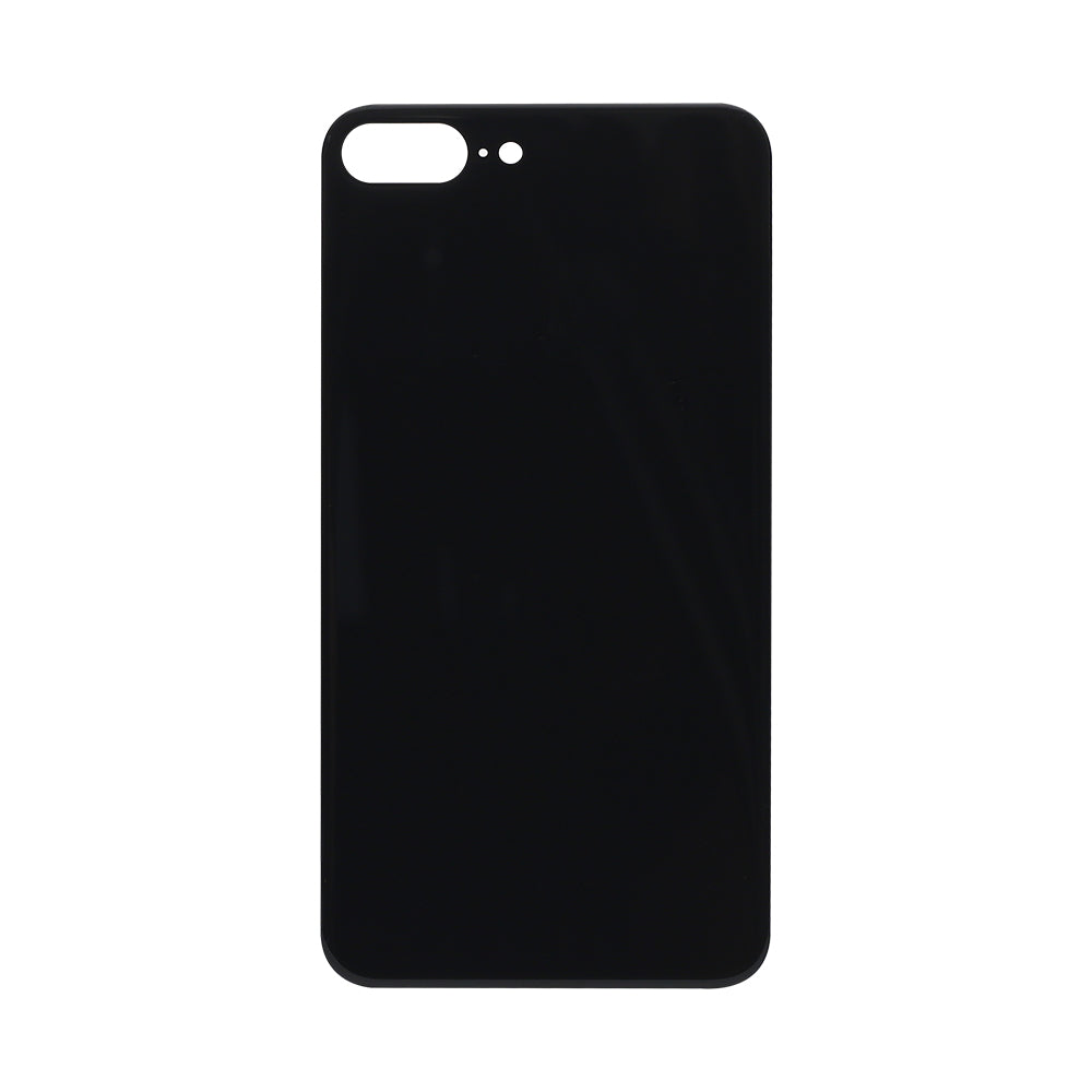 For Apple iPhone 8 Plus Back Glass, Enlarged Camera Frame Black Compatible