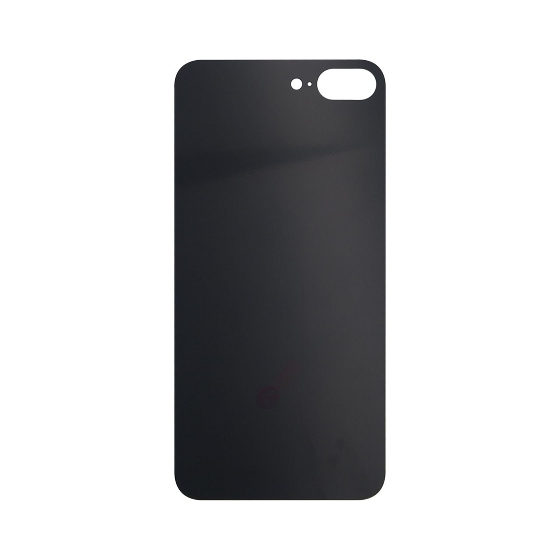 For Apple iPhone 8 Plus Back Glass, Enlarged Camera Frame Black Compatible