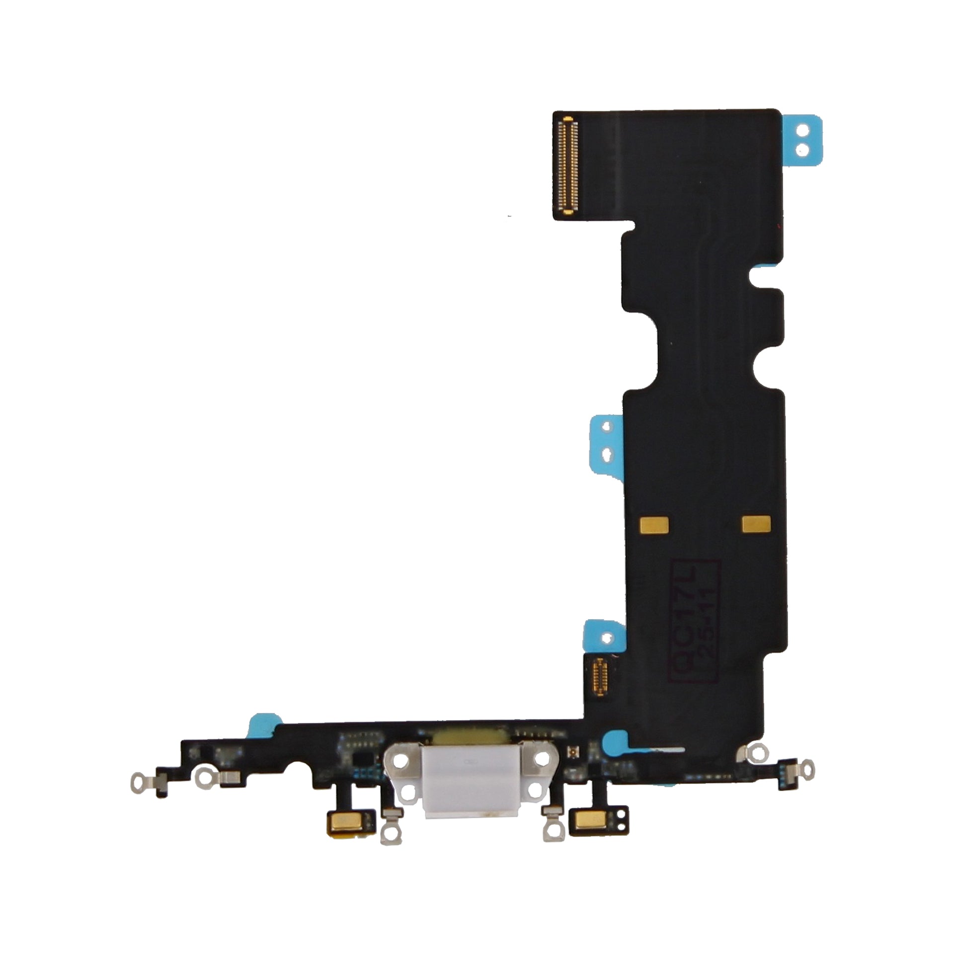 For Apple iPhone 8 Plus System Charging Flex Silver Pulled