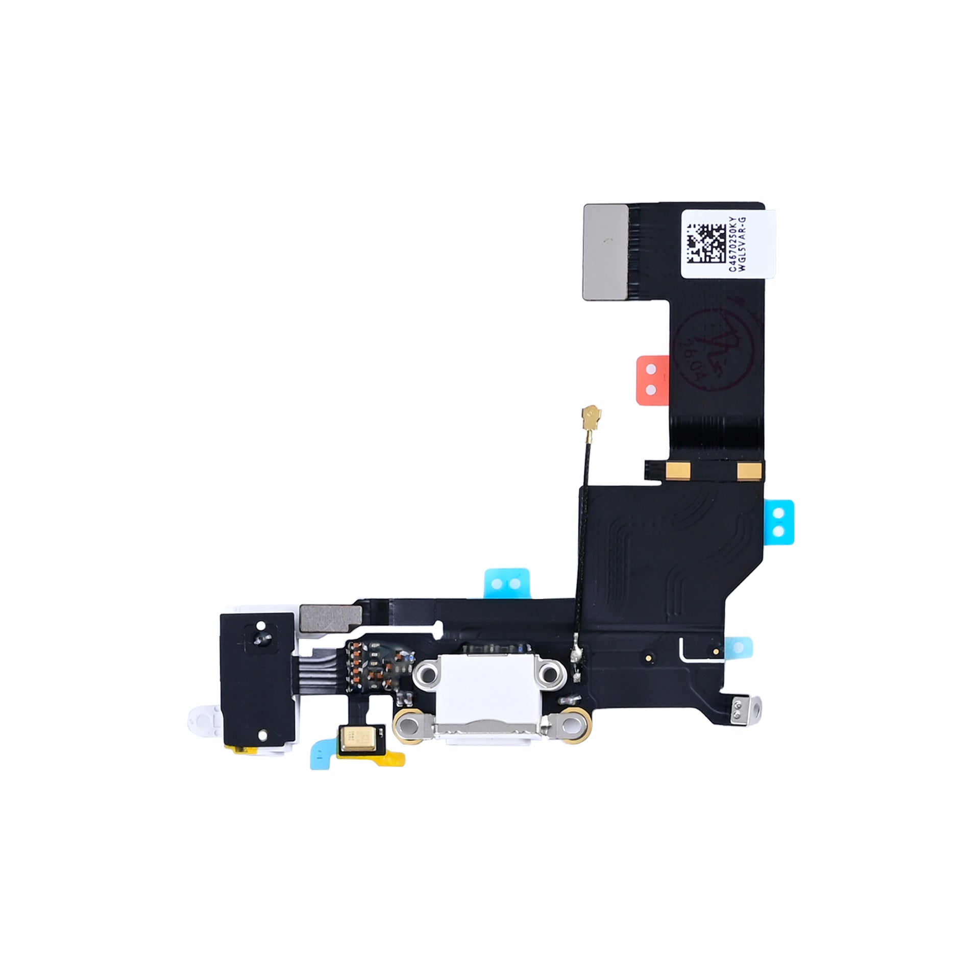 For Apple iPhone SE System Charging Flex White Pulled