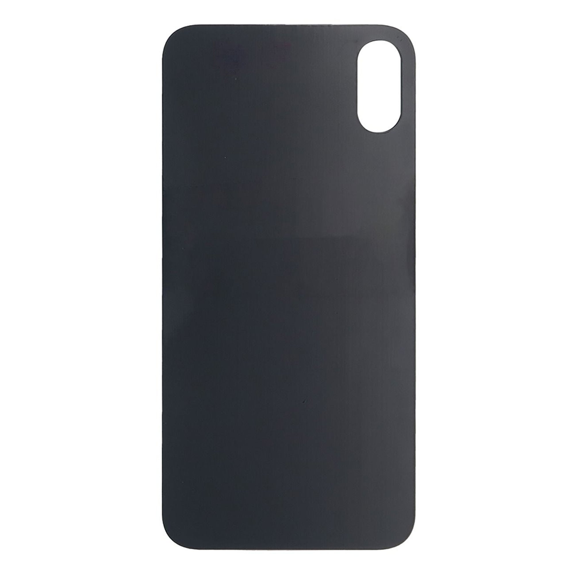 For Apple iPhone X Back Glass, Enlarged Camera Frame White Compatible