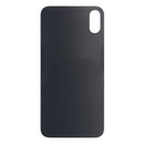 For Apple iPhone X Back Glass, Enlarged Camera Frame White Compatible