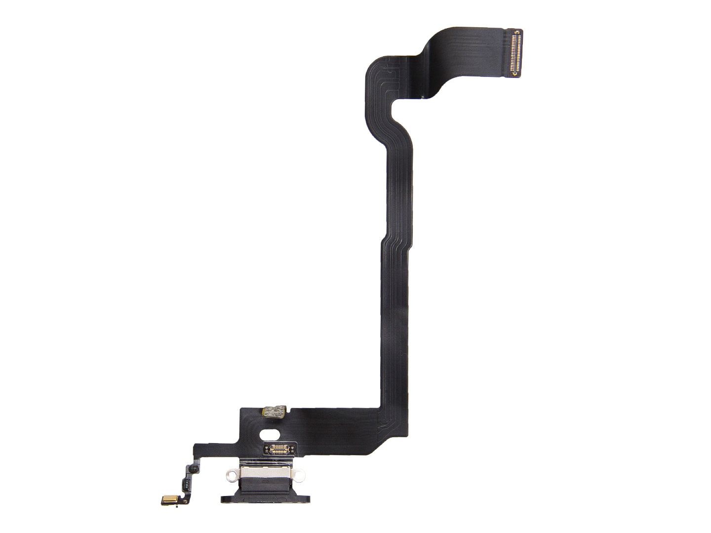 For Apple iPhone X System Charging Flex Black Pulled
