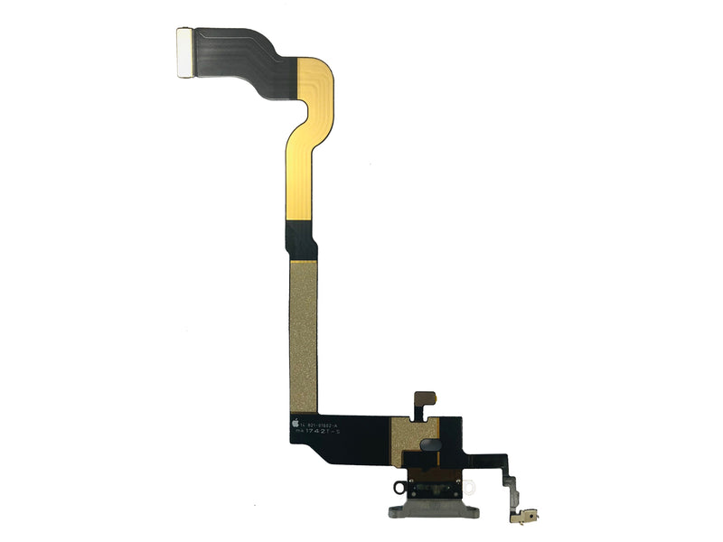 For Apple iPhone X System Charging Flex Silver Pulled