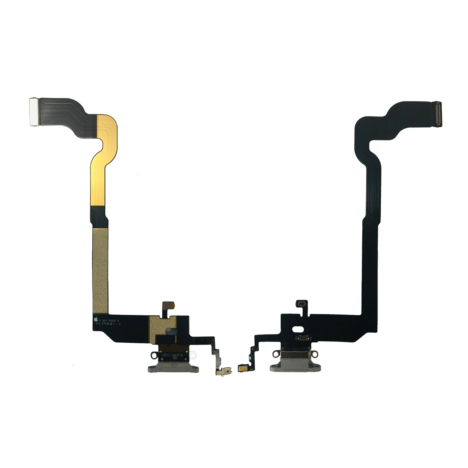 For Apple iPhone X System Charging Flex Silver Pulled