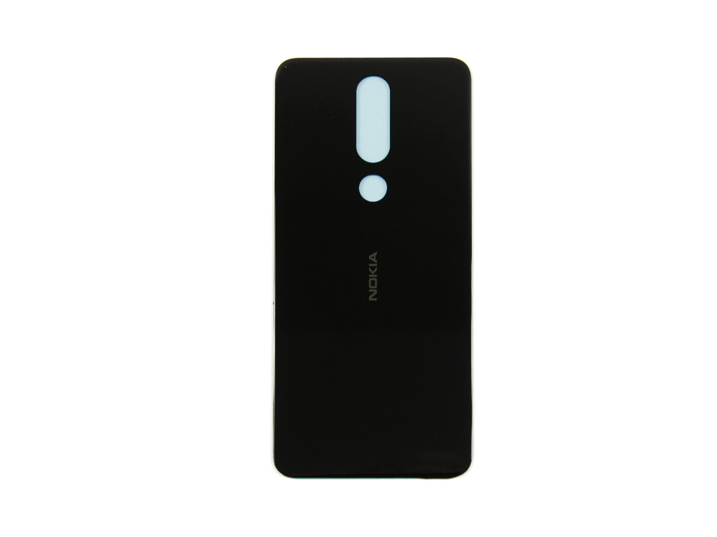 Nokia 5.1 Plus (X5) Back Cover Without Lens Black OEM