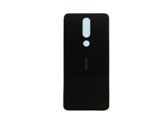 Nokia 5.1 Plus (X5) Back Cover Without Lens Black OEM