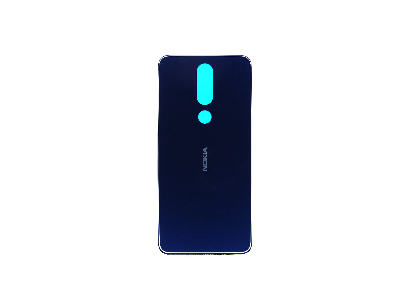 Nokia 5.1 Plus (X5) Back Cover Without Lens Blue OEM