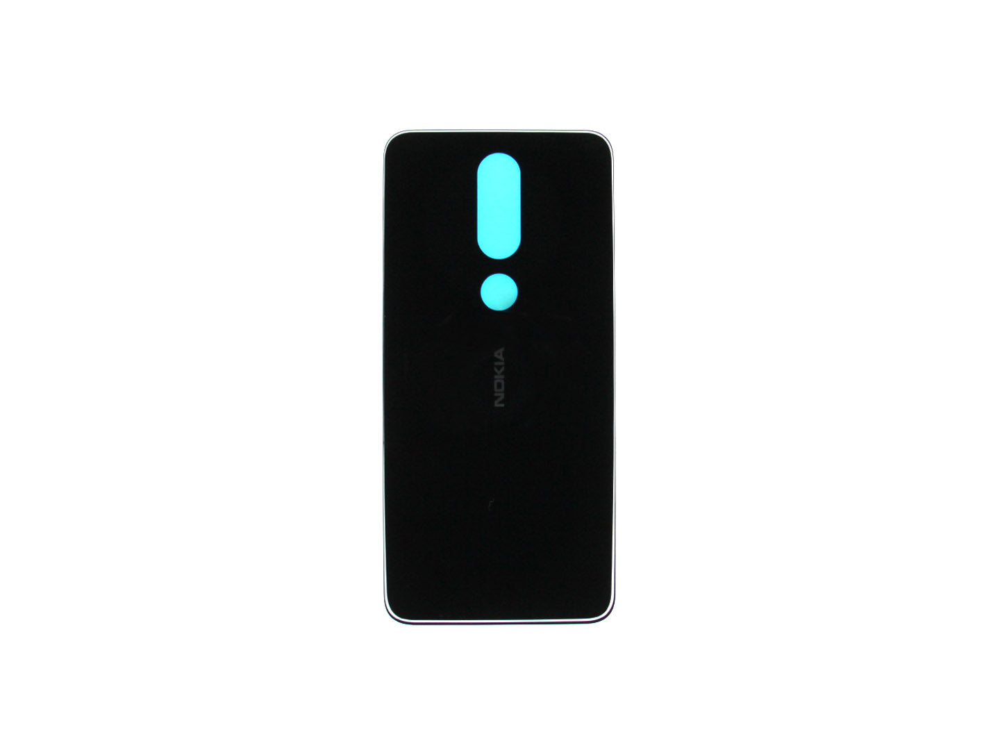 Nokia 6.1 Plus (X6) Back Cover Without Lens Black OEM