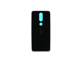 Nokia 6.1 Plus (X6) Back Cover Without Lens Black OEM