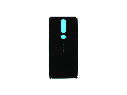 Nokia 6.1 Plus (X6) Back Cover Without Lens Black OEM