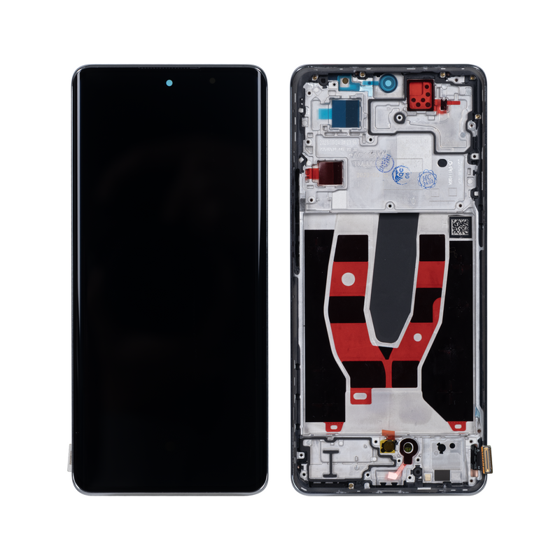 Oppo Reno 10 CPH2531 Display And Digitizer With Frame Silvery Grey OEM