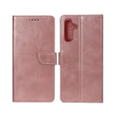Rixus Bookcase For Samsung Galaxy S24, S25 Pink