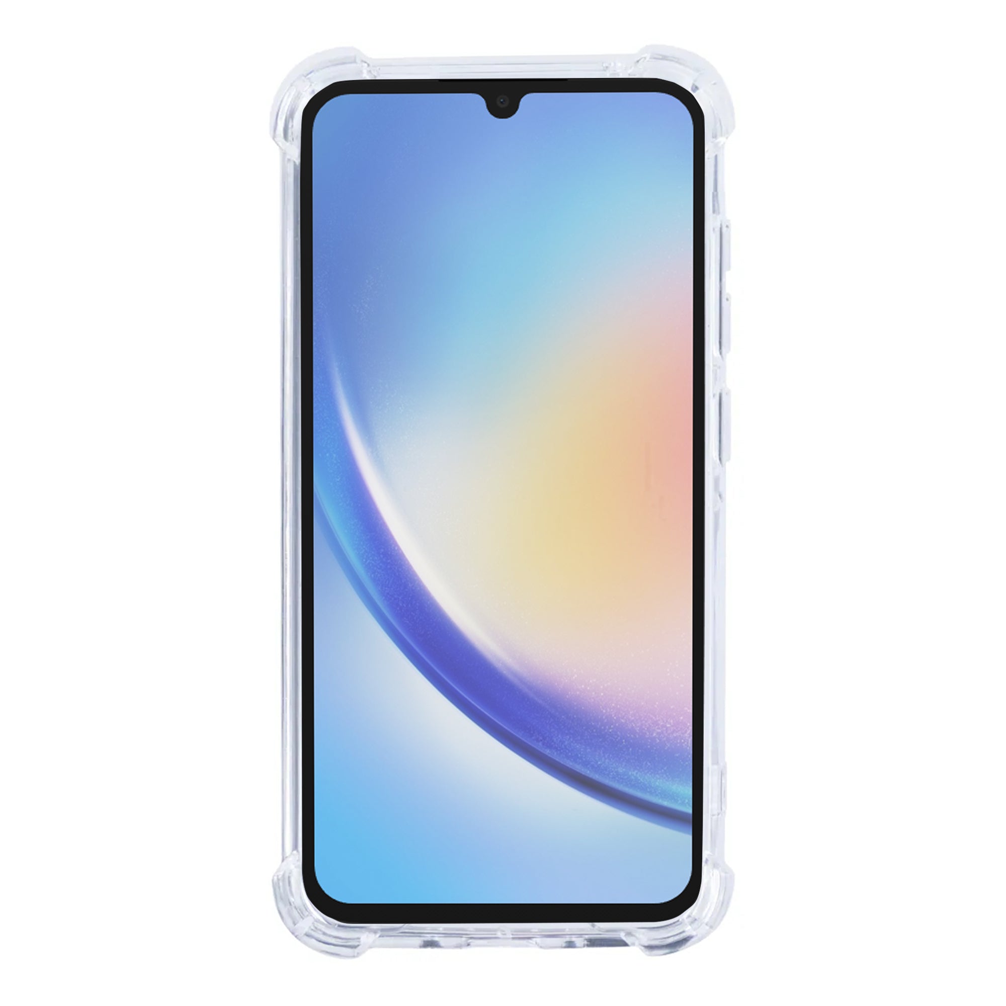 Rixus Anti-Burst Case For Samsung Galaxy A34 Transparent
