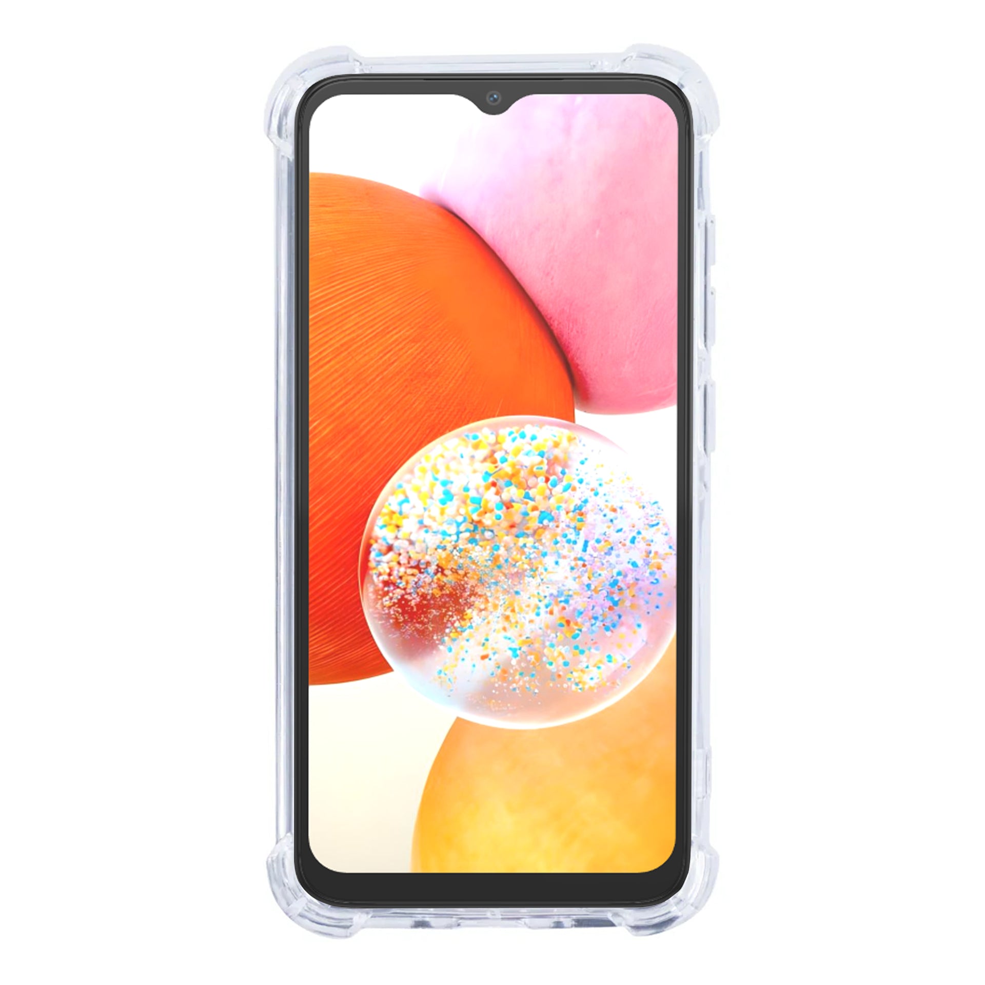 Rixus  Anti-Burst Case For Samsung Galaxy A14 5G Transparent