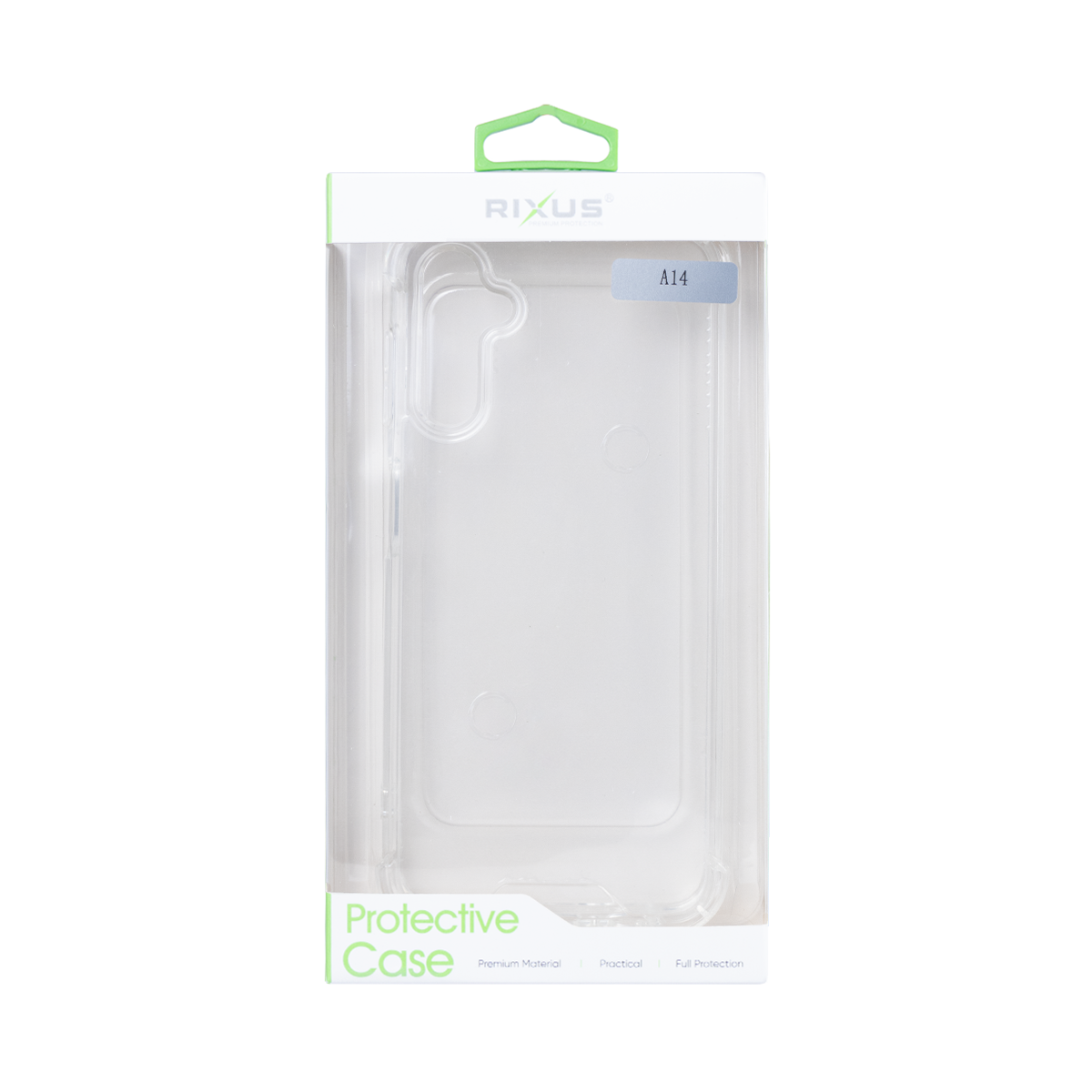 Rixus  Anti-Burst Case For Samsung Galaxy A14 5G Transparent