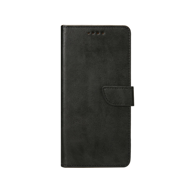 Rixus Bookcase For Samsung Galaxy S24, S25 Black