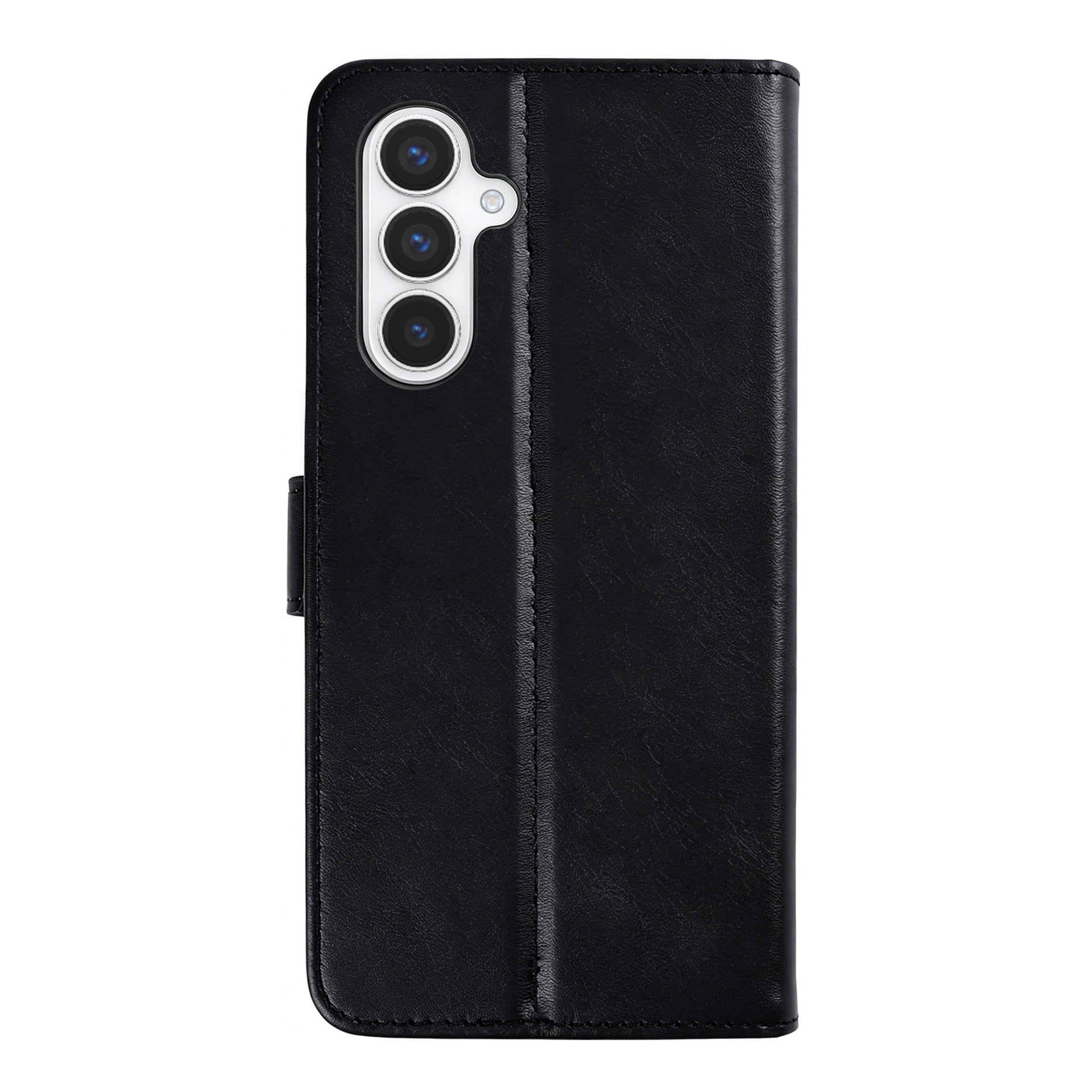 Rixus Bookcase For Samsung Galaxy S24, S25 Black