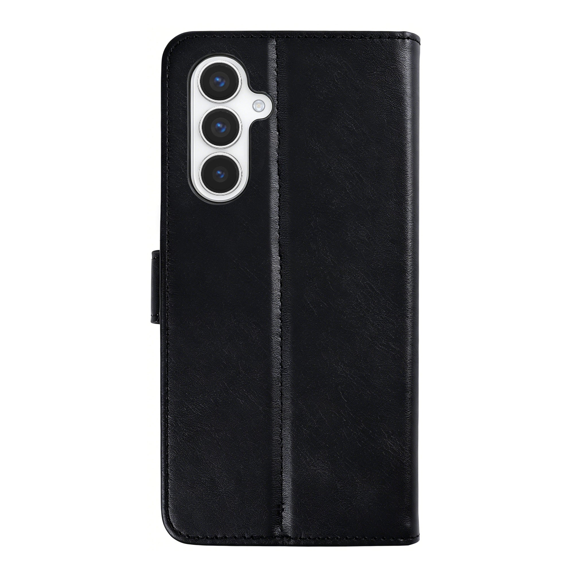 Rixus Bookcase For Samsung Galaxy S24, S25 Black