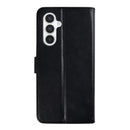 Rixus Bookcase For Samsung Galaxy S24, S25 Black