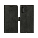 Rixus Bookcase For Samsung Galaxy S24, S25 Black