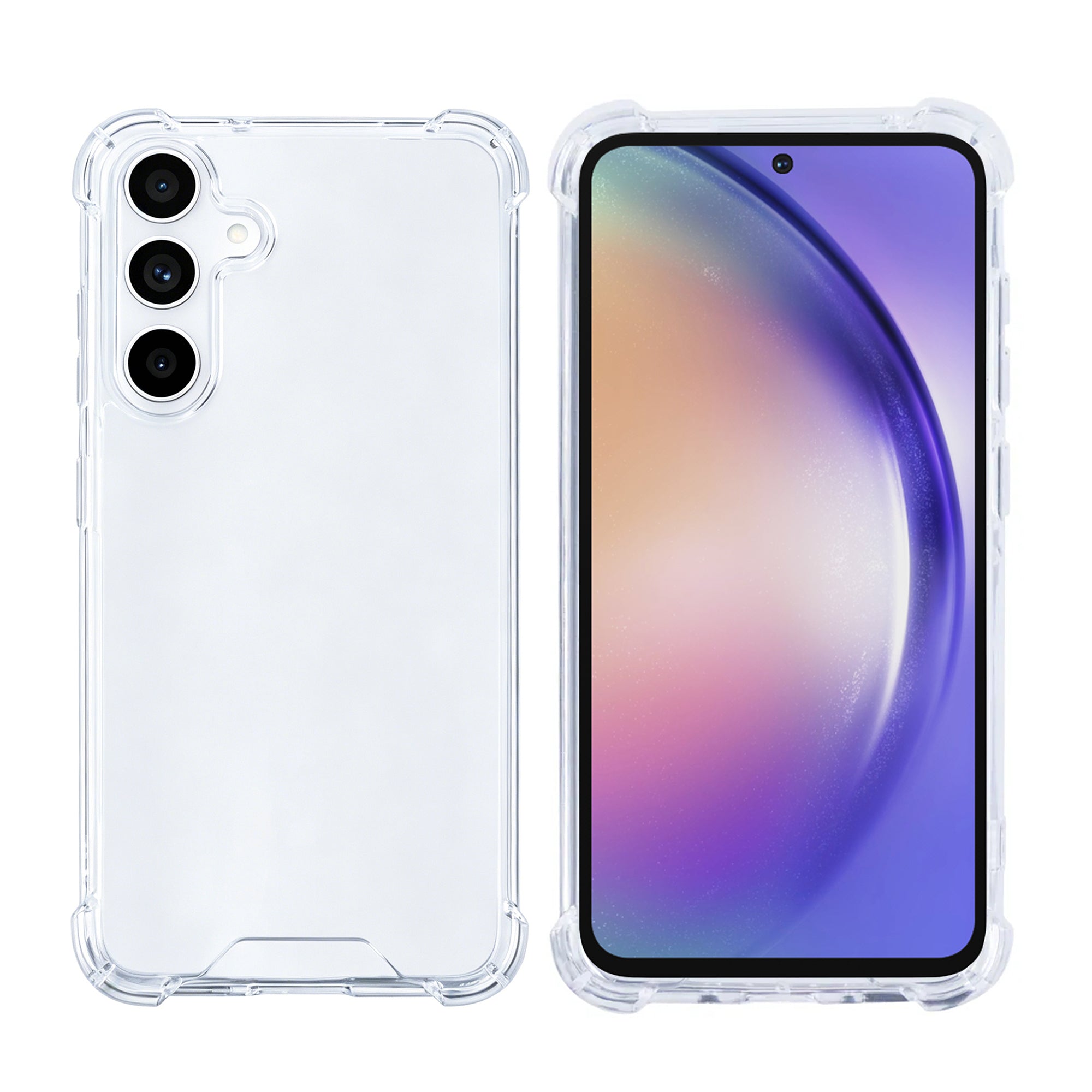 Rixus Anti-Burst Case For Samsung Galaxy A54 Transparent