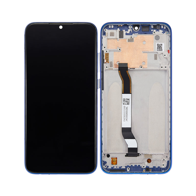 Xiaomi Redmi Note 8, Note 8 (2021) Display And Digitizer With Frame Neptune Blue OEM