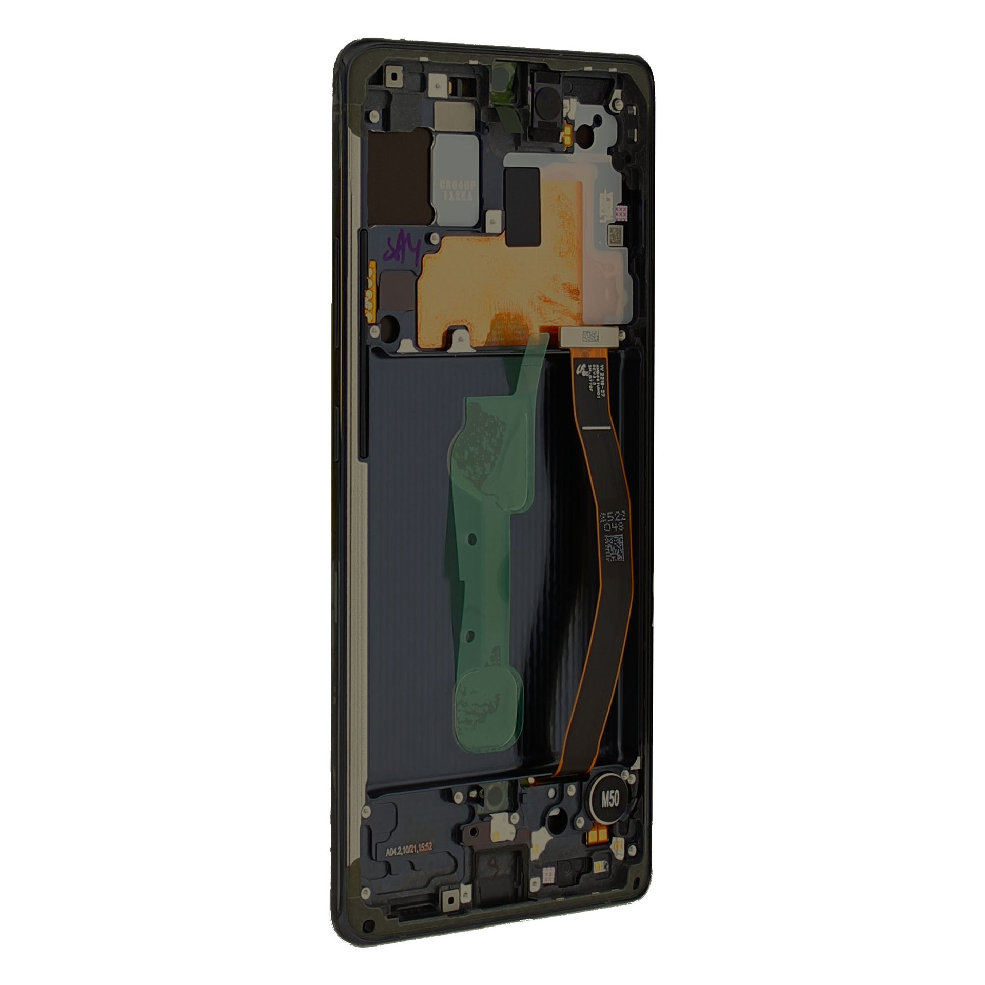 Samsung Galaxy S10 Lite G770F Display And Digitizer With Frame Prism Black Service Pack