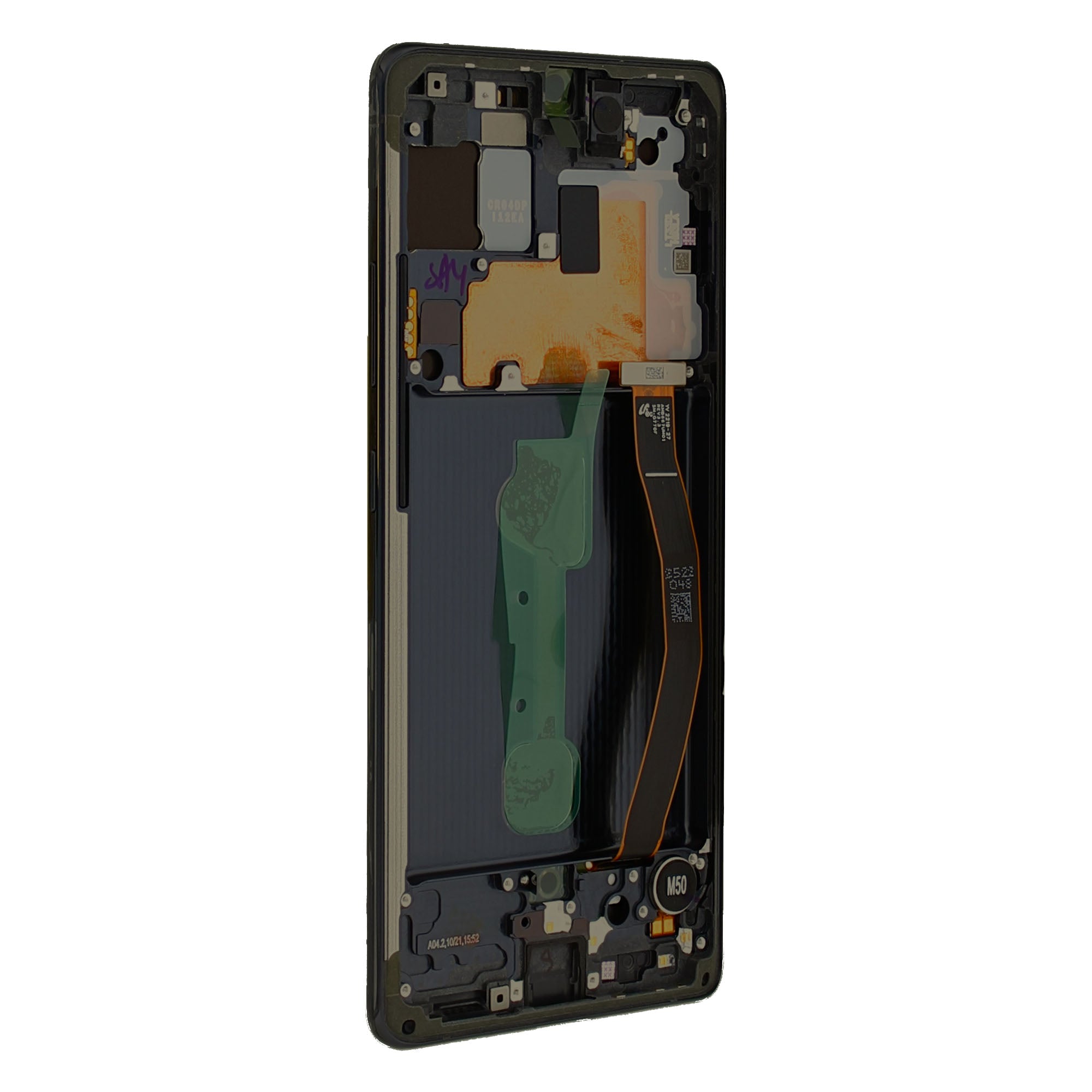 Samsung Galaxy S10 Lite G770F Display And Digitizer With Frame Prism Black Service Pack