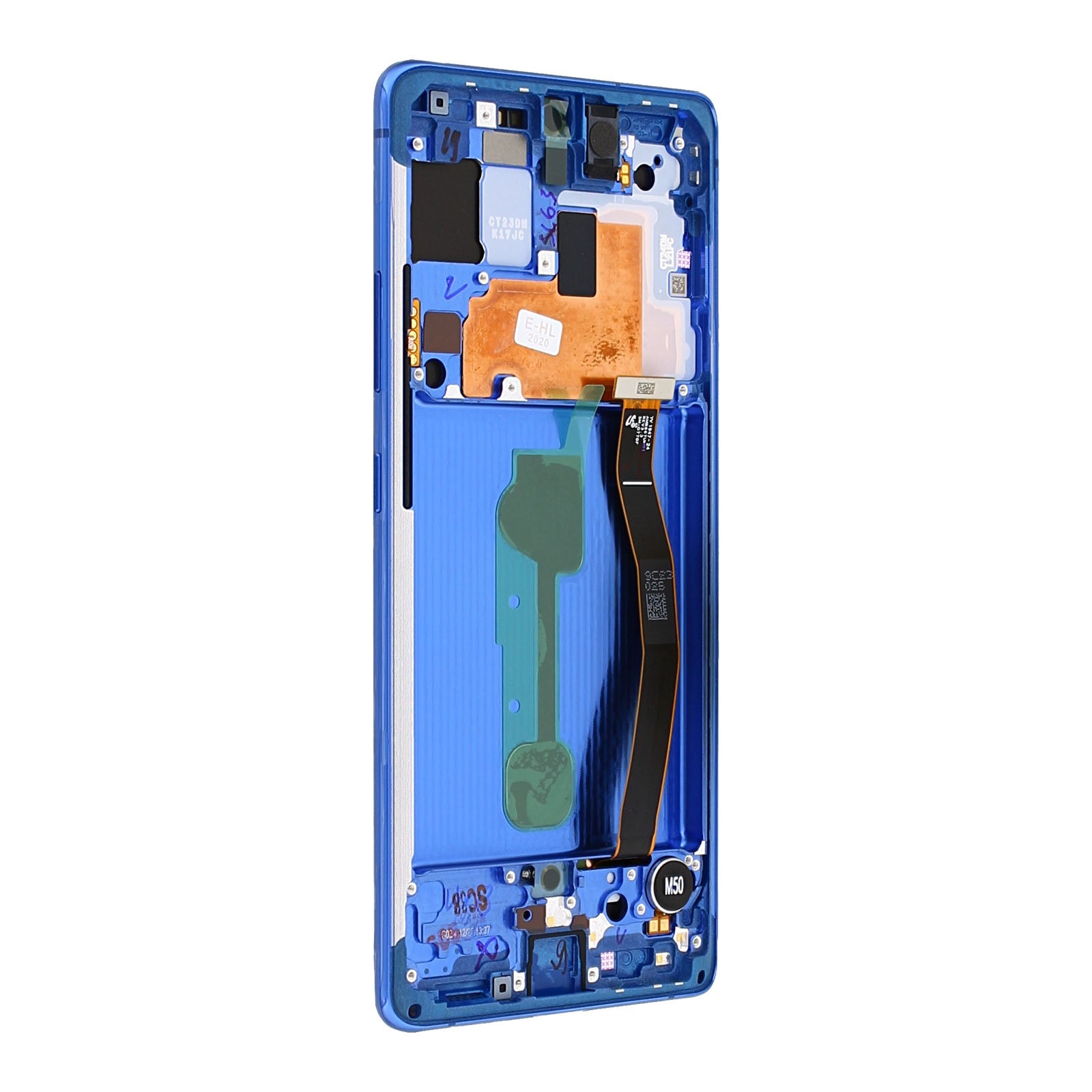 Samsung Galaxy S10 Lite G770F Display And Digitizer With Frame Prism Blue Service Pack