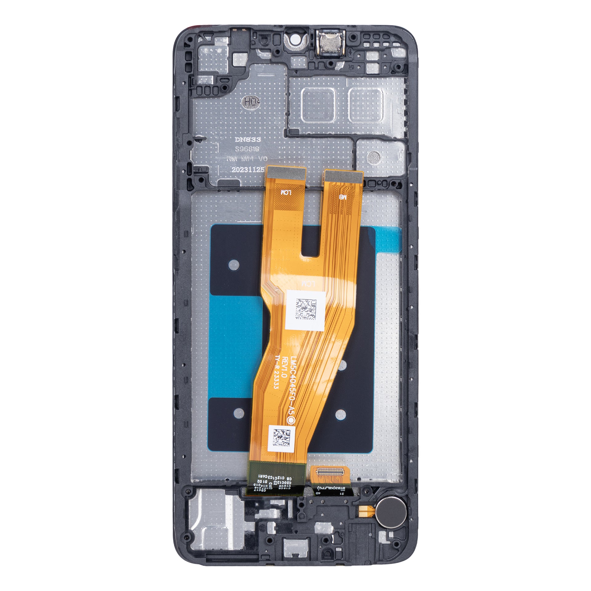 Samsung Galaxy A05 A055F Display And Digitizer With Frame Black OEM