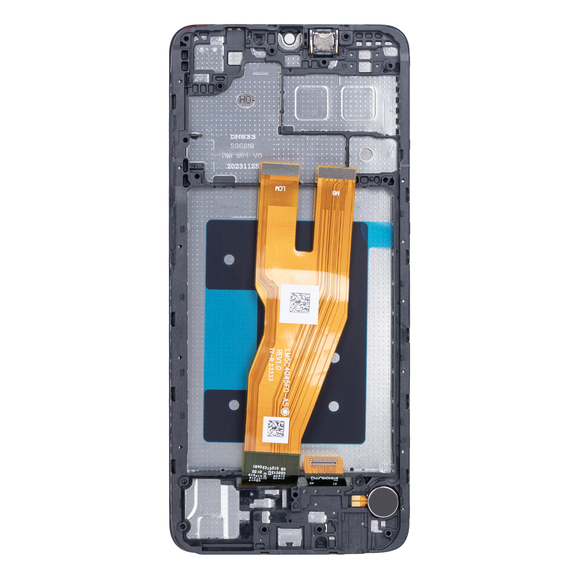 Samsung Galaxy A05 A055F Display And Digitizer With Frame Black OEM